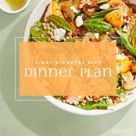 This is because it increases the amount of glucose used by your muscles. 7-Day Diabetes Diet Dinner Plan | Diabetic meal plan, Healthy dinner recipes, Healthy