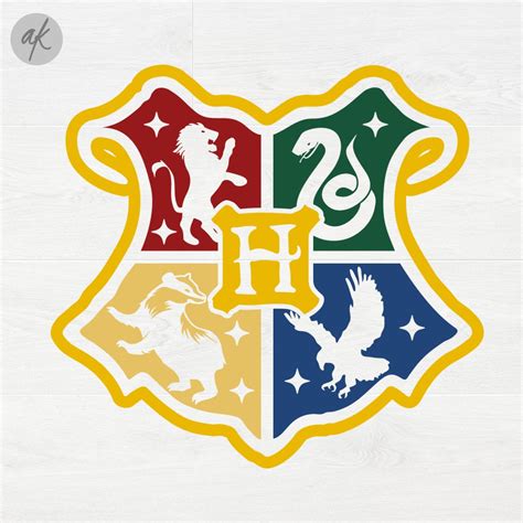 Hogwarts Svg Harry Potter Svg Hogwarts Crest Svg file for | Etsy