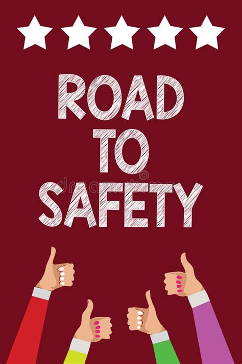 Conceptual Hand Writing Showing Road To Safety Business Photo Text