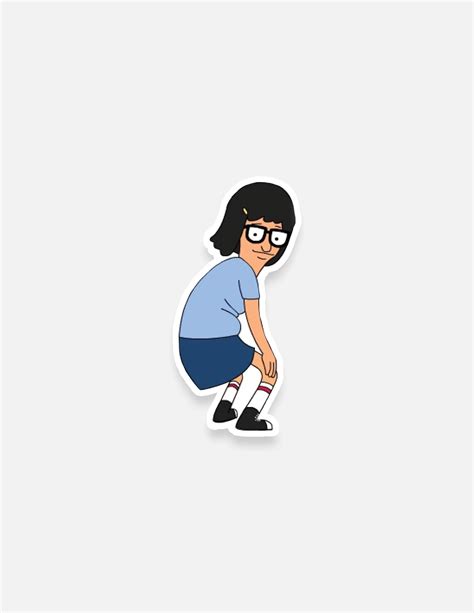 Tina Belcher Sticker Tina Twerking Sticker Bob S Etsy