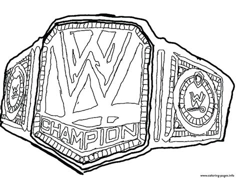 Wwe coloring pages to print. Wwe Championship Coloring Pages at GetColorings.com | Free ...