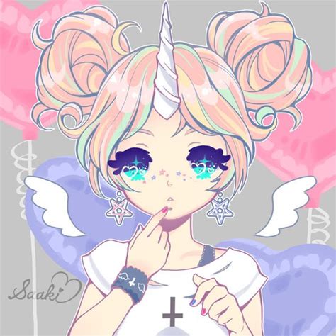 Unicorn Girl By Saaki On Deviantart ♡♡♡girls
