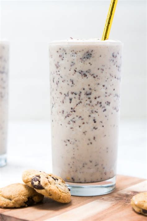 Enjoy a mouthwatering vegan cookie that contains wild edible hawthorn berries. Healthy Cookie Dough Milkshake (Vegan, Paleo, Gluten Free ...