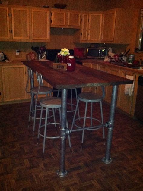 Diy bar height table top! Pin by Dawn Poindexter on table ideas | Bar height kitchen ...