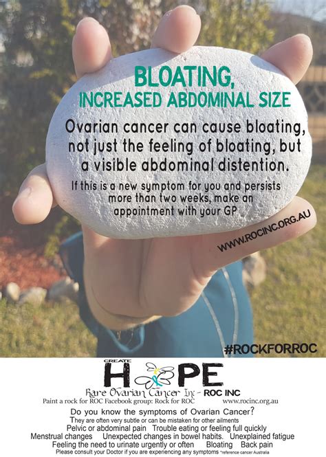 Bloating Can Be A Symptom Of Ovarian Cancer Roc Inc