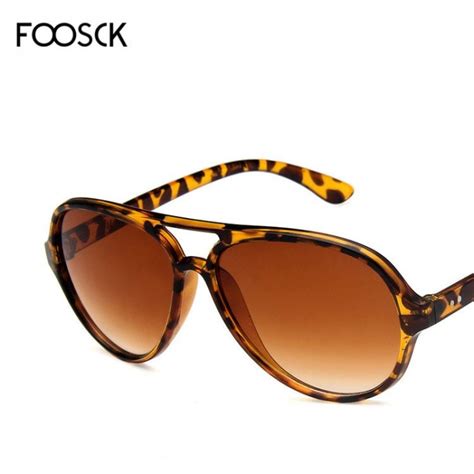 foosck classic fashion designer brand ladies sun glasses cat eye driving sunglasses men female