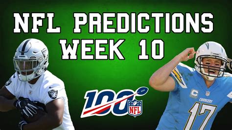Nfl Week 10 Predictions Nfl Week 10 Picks For The 2019 Regular Season