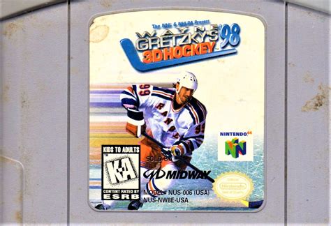 Wayne Gretzky S 3D Hockey 98 Nintendo 64 1997 Video Games