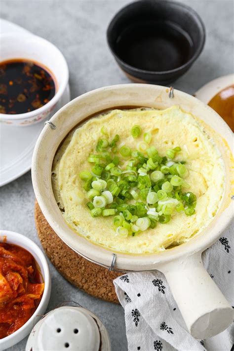 Korean Steamed Egg Gyeran Jjim Pickled Plum