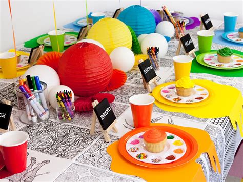 How To Throw An Art Themed Birthday Party Todays Parent