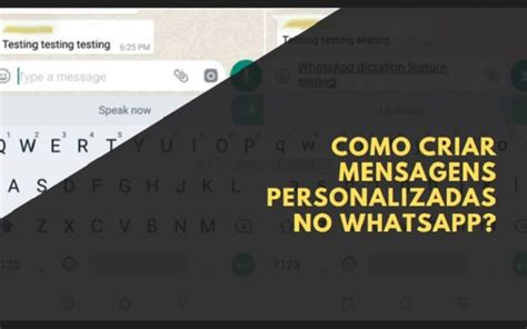 Como Criar Mensagens Personalizadas No Whatsapp 2022