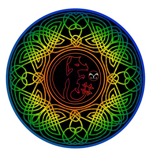 Celtic Dragon Mandala Color 1 By Vlindertje235 On Deviantart