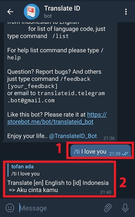 Telegram Translate Bahasa Inggris Ke Indonesia Blogger Toraja