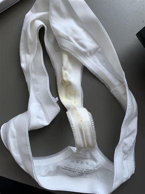 Selling White Cotton Dirty Panties Worn 2 Days Had Sex In It And
