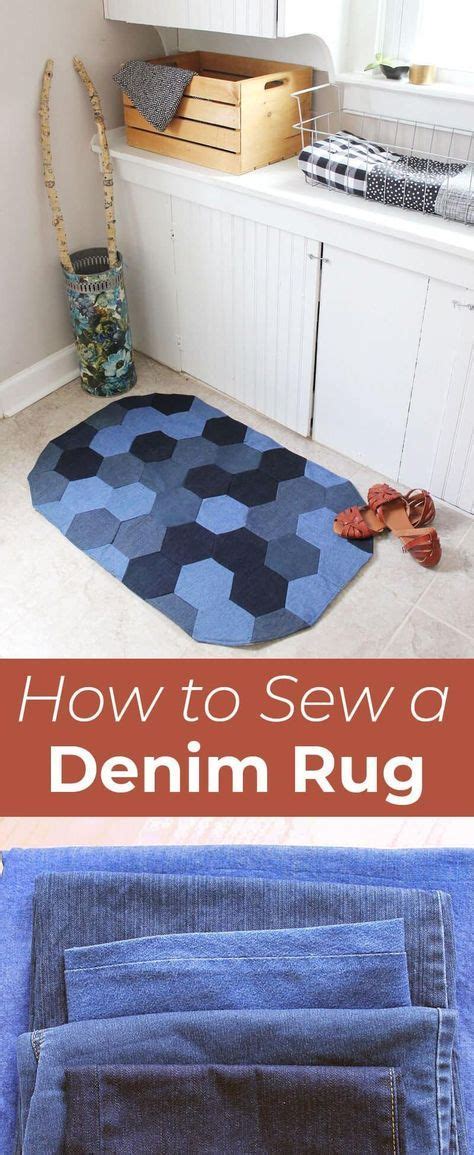 How To Sew A Denim Rug A Beautiful Mess Denim Rug Diy Rug