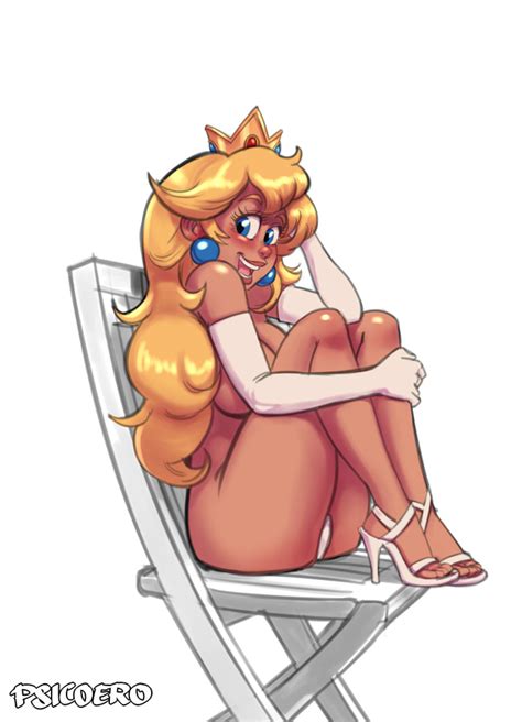 Pinup Peach On Chair Commission By Psicoero Hentai Foundry