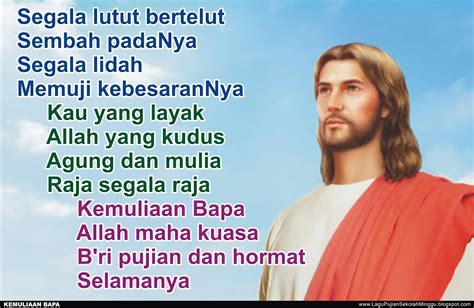 Lirik Lagu Pujian Rohani Kristen Sekolah Minggu Gereja Tuhan Yesus