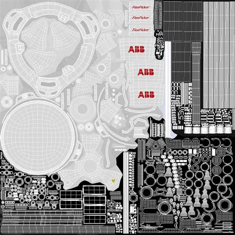 D Parallel Robot Abb Irb Model Turbosquid