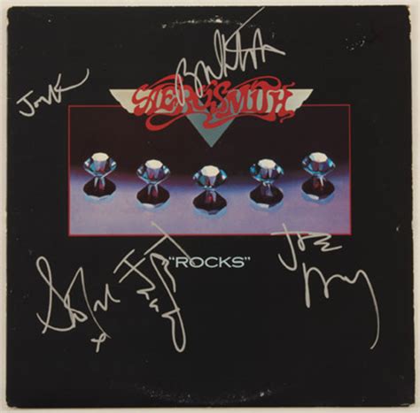 Lot Detail Aerosmith Signed Rocks Album