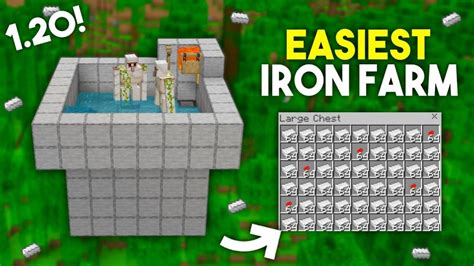 Best Iron Farm For Minecraft Bedrock 120 Creepergg
