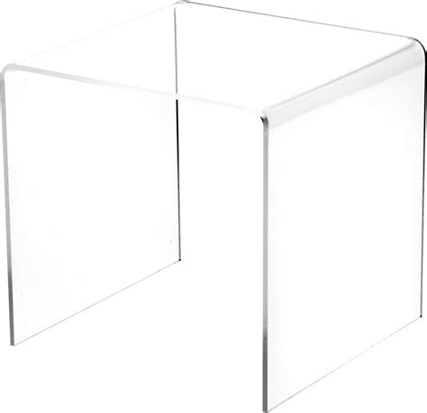 Plymor Clear Acrylic Square Display Riser 6 H X 6 W X 6 D 18