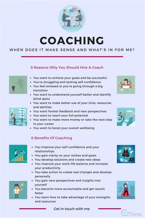 8 Benefits Of Coaching And When You Should Hire A Coach Infographic