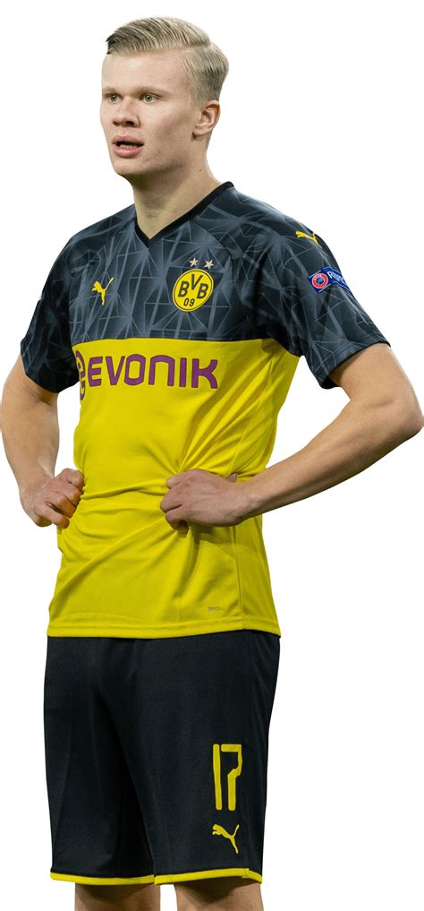 Born 21 july 2000) is a norwegian professional footballer who plays as a striker for bundesliga club borussia dortmund and the norway national team. Erling Braut Håland football render - 67249 - FootyRenders