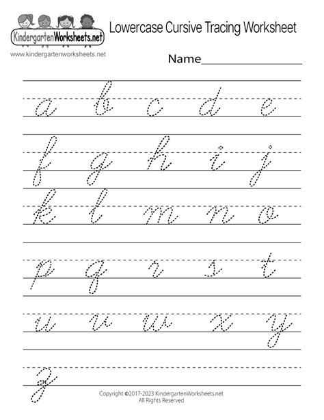 Alphabet Handwriting Practice Sheets Pdf