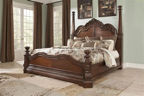 We have a great online selection at the lowest prices with fast & free shipping on many items! Ledelle Bedroom B705 in Brown w/Poster Bed by Ashley Furniture