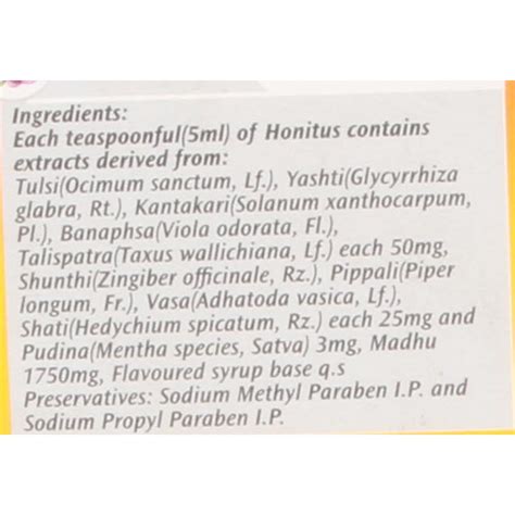 Buy Dabur Honitus Herbal Cough Remedy Ml Online From Shopclues