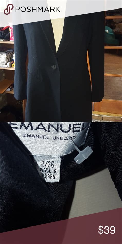 New Wout Tags Emanuel Ungaro Jacket Jackets Ungaro Emanuel Ungaro