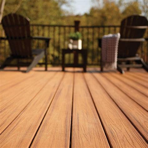 Tiki torch is an easygoing light brown deck board with hints of nutmeg and ginger. Buy Trex 1" x 6" x 16' Transcend Tiki Torch Squared Edge ...
