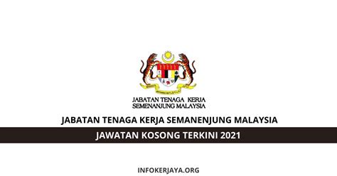 Kementerian sumber daya manusia dapat. Jawatan Kosong Jabatan Tenaga Kerja Semenanjung Malaysia ...