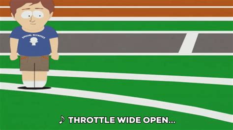 For the throw to be measured, the athlete must not turn his or her back to the landing area at any stage during their approach and throw; Javelin Throw Sport GIF by South Park - Find & Share on GIPHY