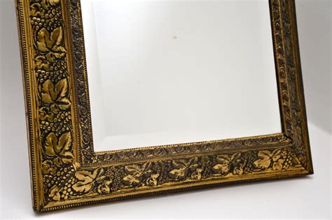 Antique Victorian Brass Mirror Marylebone Antiques
