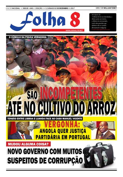 Jornal Folha 8 Edição De 2122017 By Jornal Folha 8 Issuu