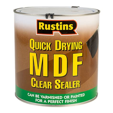 Rustins Mdfs2500 Quick Drying Mdf Sealer Clear 25 Litre Rapid Online