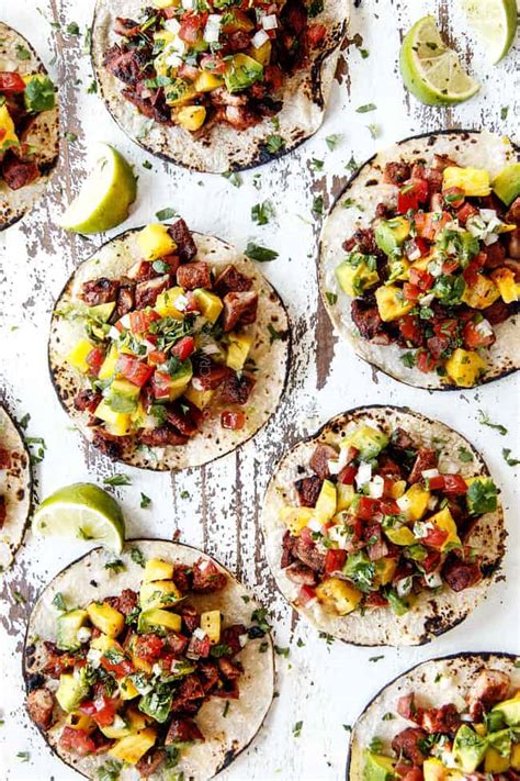 Following this method, in just about 20 minutes. BEST EVER Authentic Tacos Al Pastor with Grilled Pineapple (VIDEO!)
