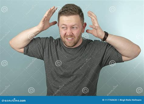 Frustrated Angry Man Snarling And Gesturing Stock Photo Image Of