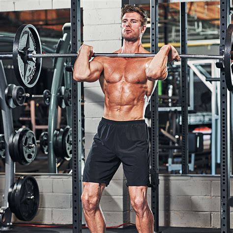 Hang Clean And Press Exercise Video Guide Muscle And Fitness