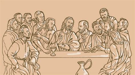 Last Supper Vector At Getdrawings Free Download