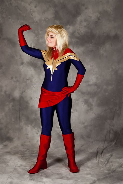 Carol Danvers Superhero Costumes Online Store Cosplay Zentai