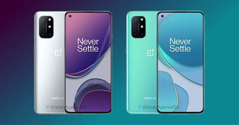 Oneplus technology (shenzhen) co., ltd. OnePlus 8T to Launch in Lunar Silver and Aquamarine Colours as per Leaked Renders