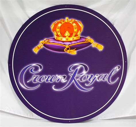 Crown Royal 36 Tin Sign Crown Royal Tin Signs Aluminum Signs