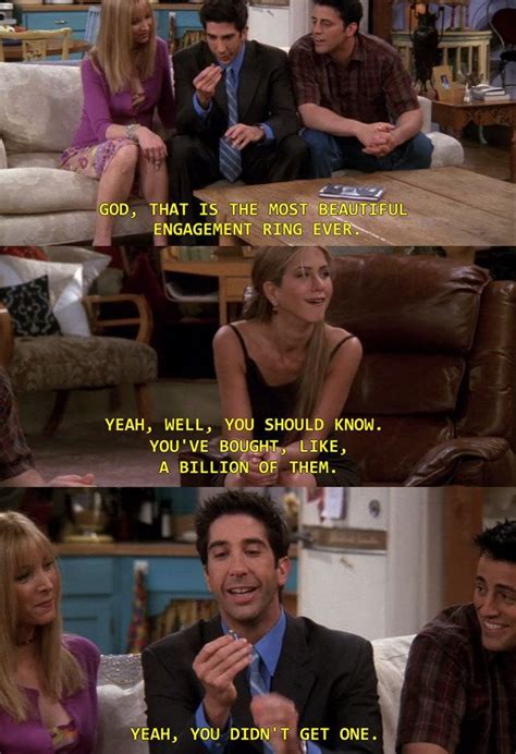When Ross Had Had Enough Of Rachels Jokes Friends