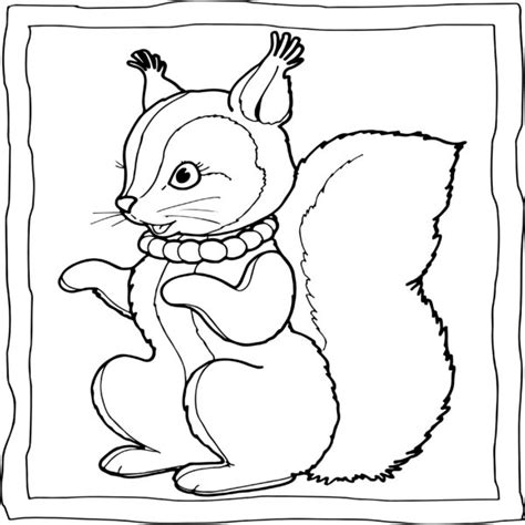 Squirrel Coloring Book Easy And Fun Squirrels Coloring Pages For Kids