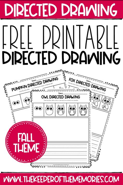 Free Printable Fall Directed Drawing