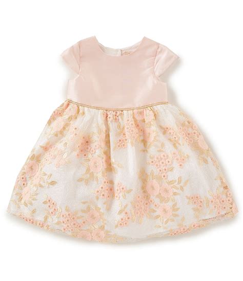 Shop For Laura Ashley Little Girls 2t 6x Solidfloral Fit And Flare