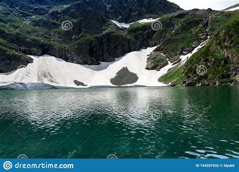 Lake With Turquoise Water In The Mountains Royalty Free Stock