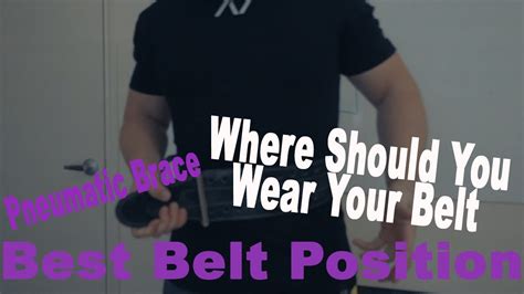 Belt Position Proper Bracing Just The Tip Youtube